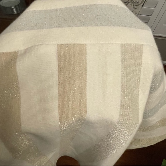 LOFT Cream Sleeveless Dress - Picture 8 of 8